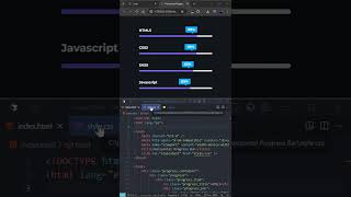 Horizontal Progress Bar #programación #htmlcss #javascript #desarrolloweb #websites #code