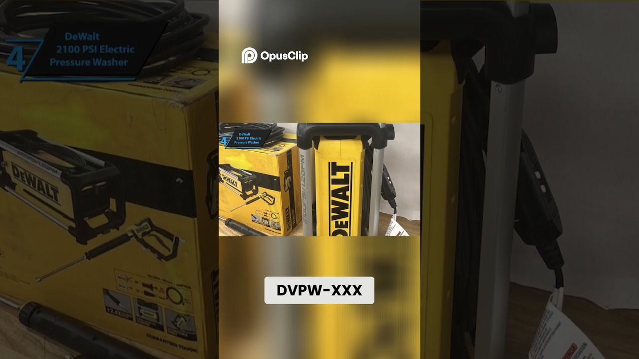 DeWALT Pressure Washer Best Value Top Pick 