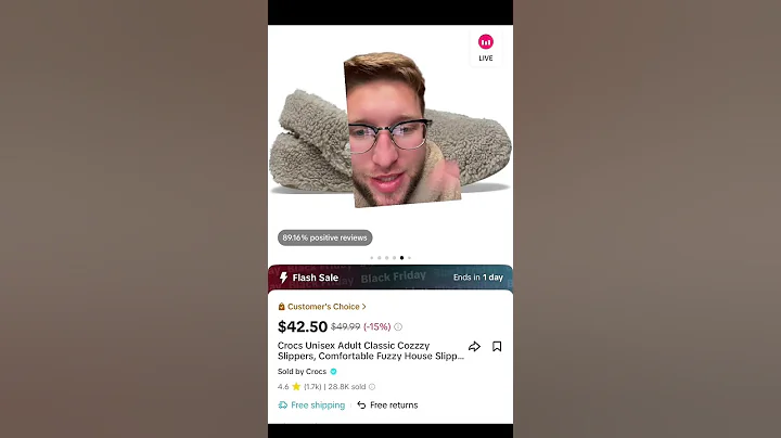 Cozy fuzzy slippers: perfect gift idea! #greenscreen #fok #slippers