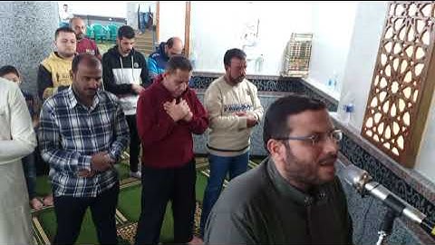 صلاة العشاء من مسجد أحباب المصطفي بشربين رمضان 1443 أواخر سورة الواقعة