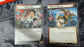 Marvel Champions Maria Hill vs Venom Goblin