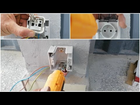 تركيب مأخذ كهربائي مقاوم للماء