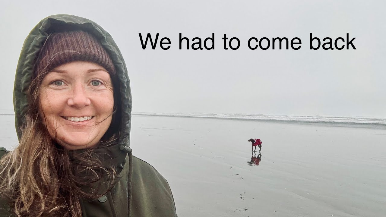 A Rainy Day at a Beach Campground | Van Life by the Ocean 