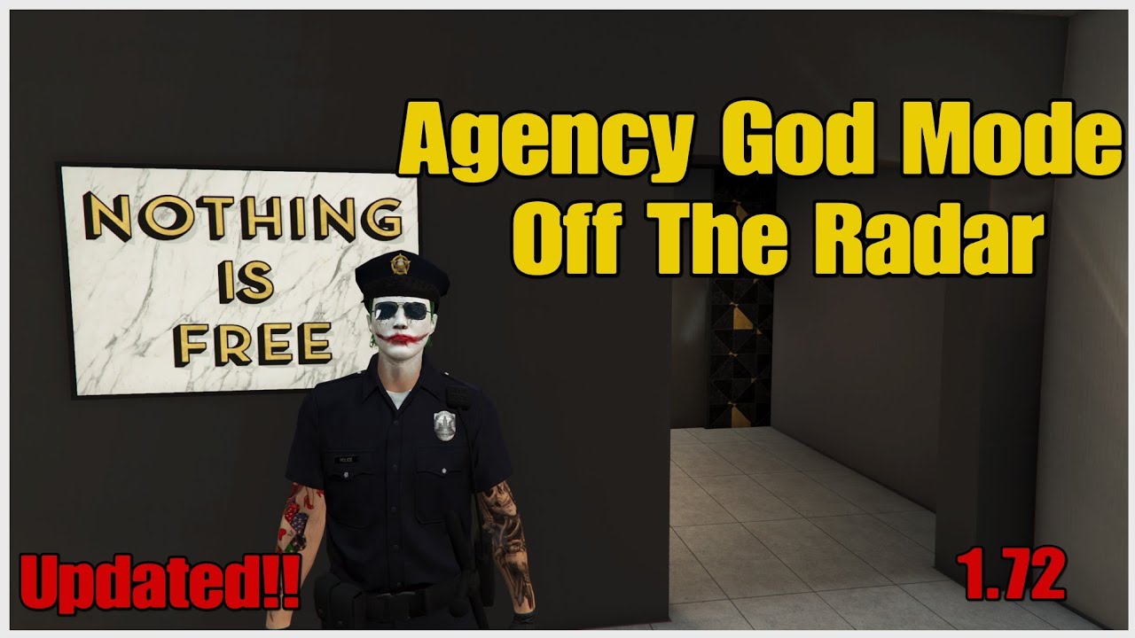 *NEW UPDATED* Agency God Mode Off The Radar - GTA V Online