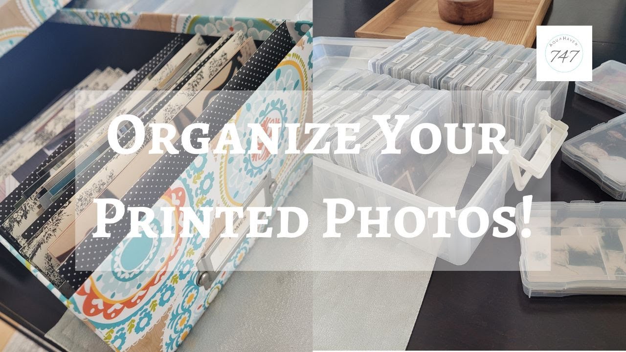 Phoos Decluttering Printed Photo Organization (& Declutter Family Photos) - YouTube