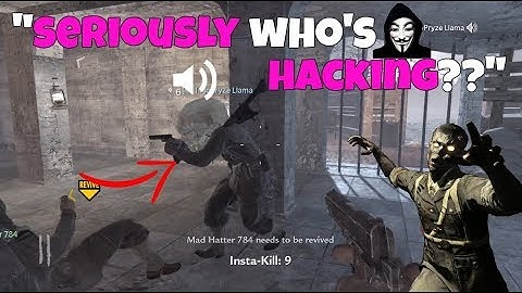 MOD MENU REACTIONS | WAW ZOMBIES W/oPryzeLlama