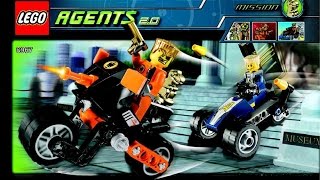 8967 LEGO Agents Gold Tooth's Getaway (instruction booklet)