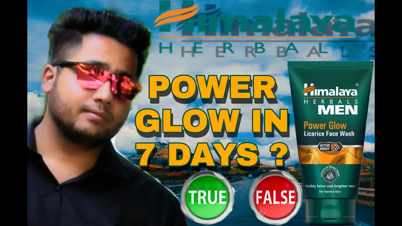 himalaya men power glow
