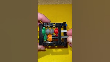 Sneaky Peek of How To Build the simplest Lego 4 speed sequential gearbox