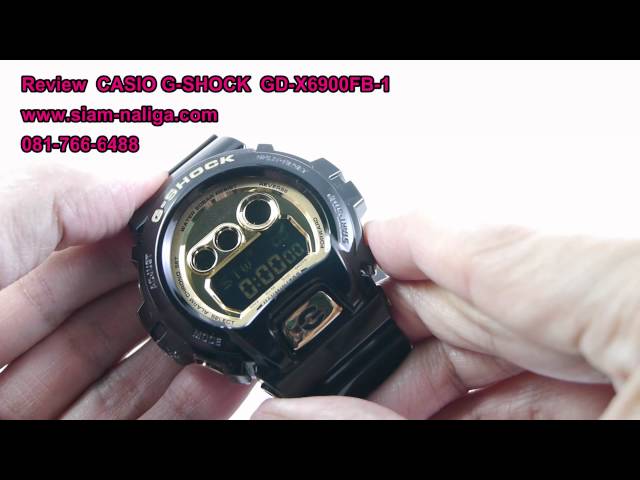 Review CASIO G-SHOCK GD-X6900FB-1 by www.siam-naliga.com - YouTube