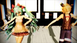 [MMD] girls TDA Fluffoughts Len Miku