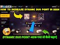 Dynamic duo points not increasing 2024  how to increase fast dynamic duo points in free fire 2024