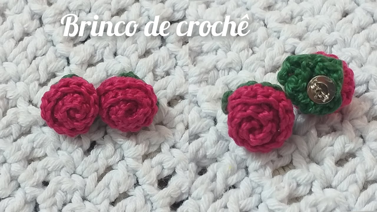 BRINCO CROCHE FÁCIL #crochetearrings  #marcialobocroche