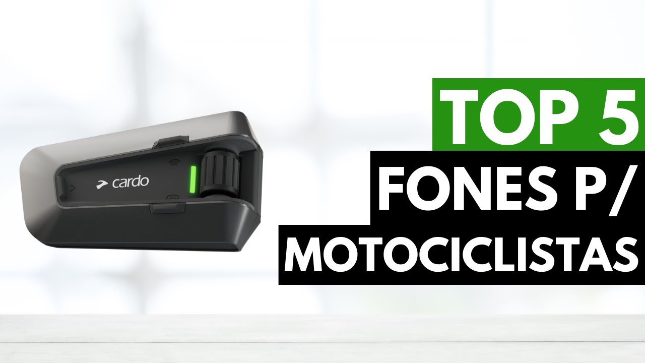 Os 5 Melhores Intercomunicadores Bluetooth para Capacetes de Motociclistas em 2026