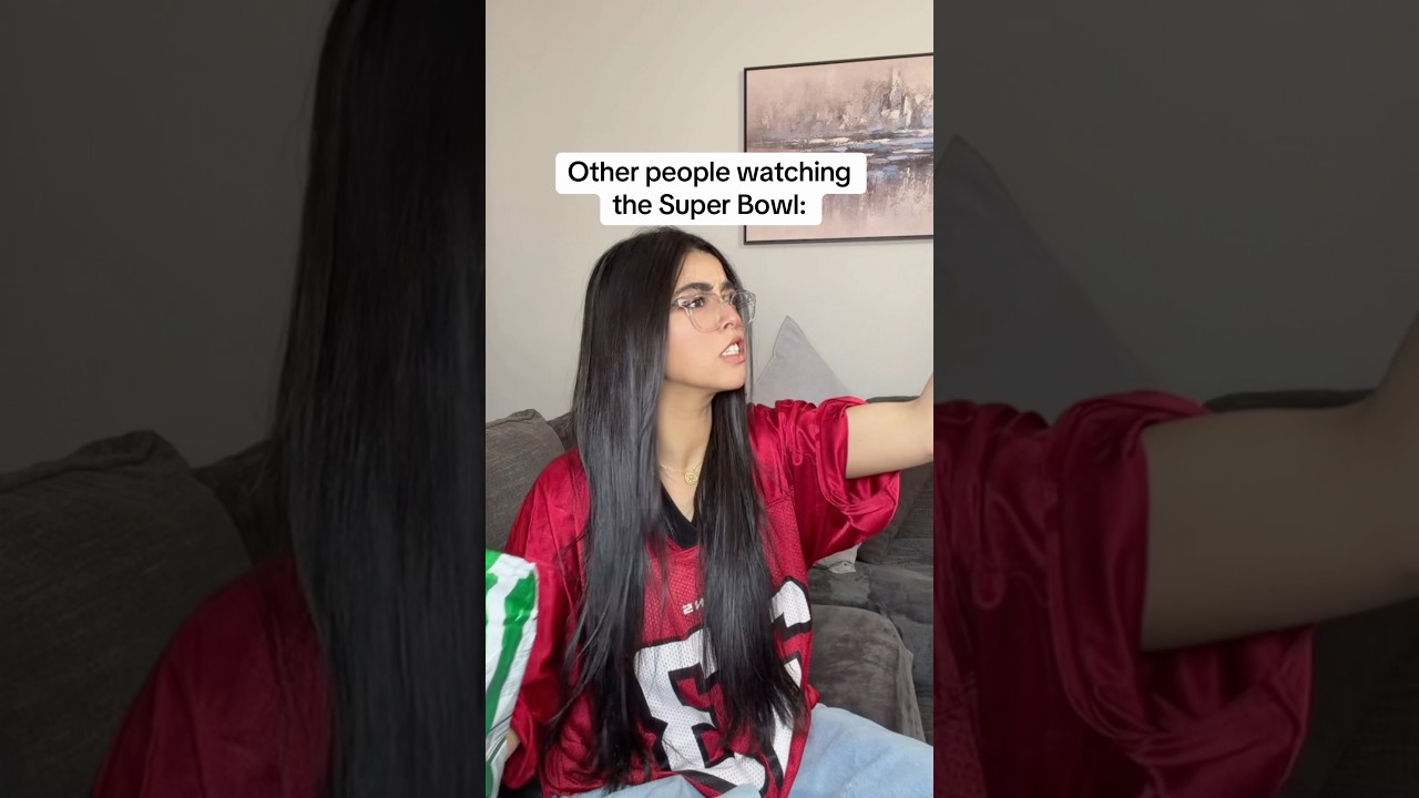 Other people watching the Super Bowl vs me