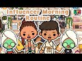 MORNING ROUTINE of an Influencer Family!! 💁‍♀️💕🛍😘 | Toca Life World