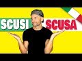 How to Say "Excuse Me" in Italian - Scusa or Scusi (Formal vs Informal)