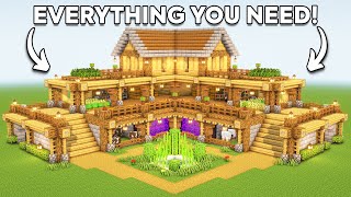 Minecraft: The Ultimate Survival House Tutorial🏠🛠️