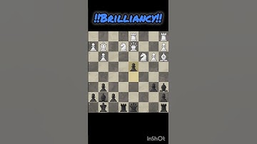 !!Brilliancy!! #sports #chess #game#chess hub #chess tips #chess technique #chess skills