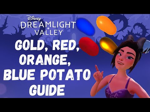 Complete Guide To Gold, Orange, Red And Blue Potato's | Disney Dreamlight Valley