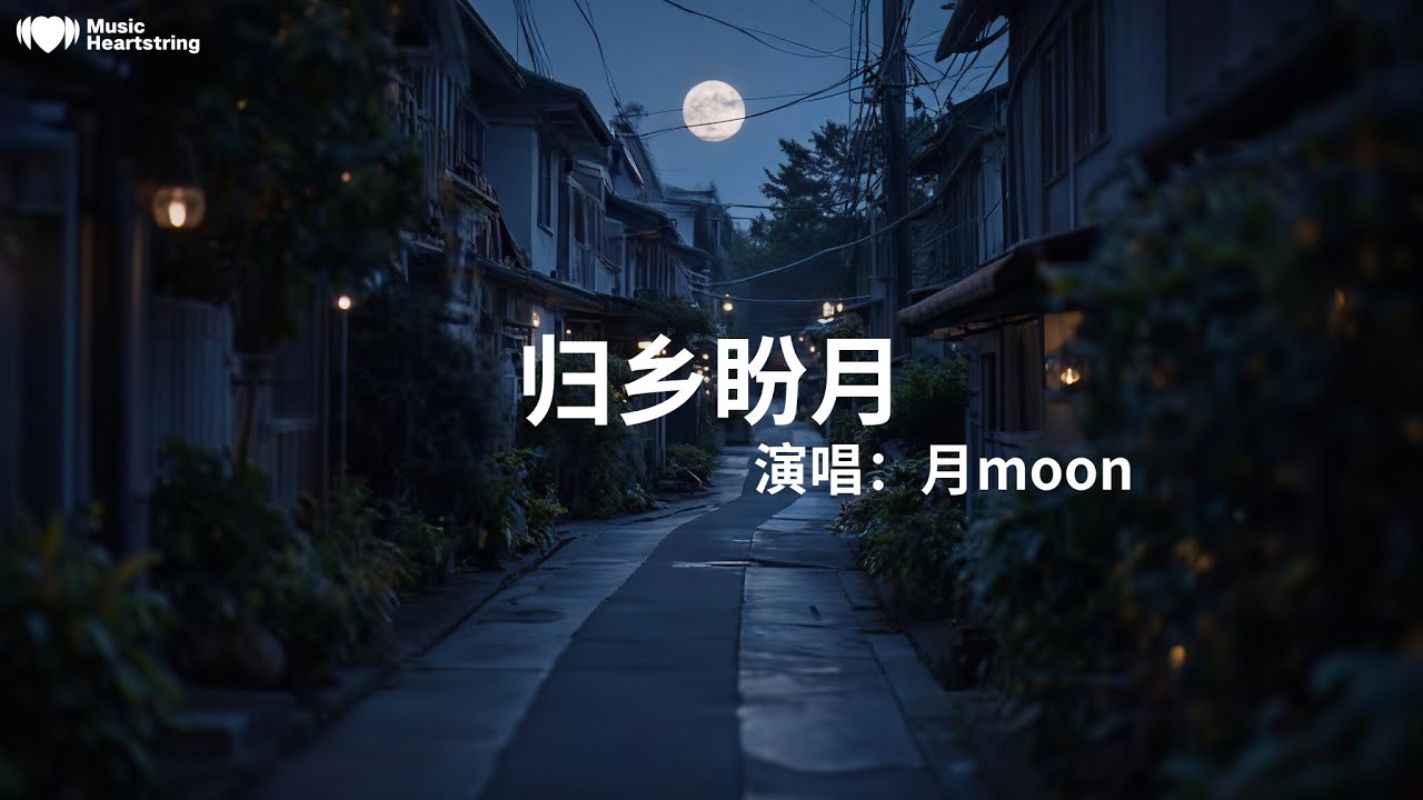 晚月moon《歸鄉盼月》『異鄉的月光鋪滿了遠山照著霓虹燈下的人無眠思念燃成了指尖的煙圈燃盡了我多少的期盼可如今心卻似漂泊的船繞不出那條山路十八 ...