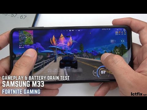 Samsung Galaxy M33 test game Fortnite Mobile