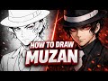 Muzan ki drawing 😱// Demon slayer anime // मुजान कि डैइंग // 