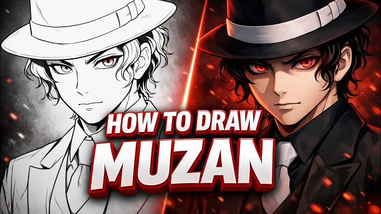 Muzan ki drawing 😱// Demon slayer anime // मुजान कि डैइंग // - YouTube