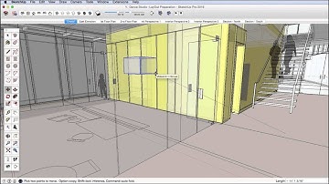 SketchUp Skill Builder: Move with X-ray
