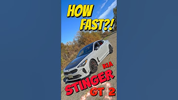 How Fast is the Kia Stinger GT2?!