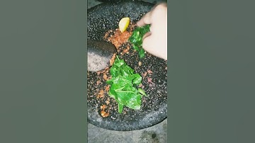 Sambal terasi Lalap daun singkong rebus #shorts #sambalterasi #lalapanmentah #fyp #mukbang