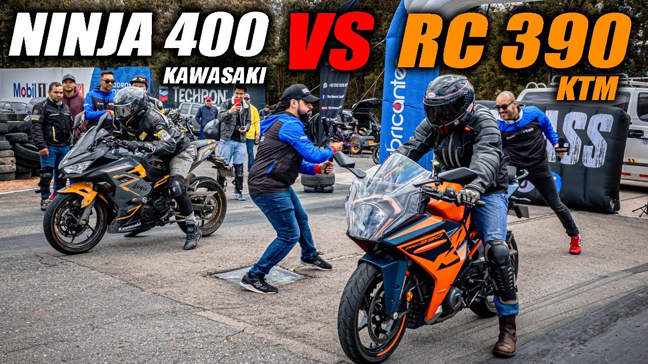 RC390 VS NINJA 400🔥LA NUEVA REINA DE MEDIANO CC🔥 Fullgass Drag Race
