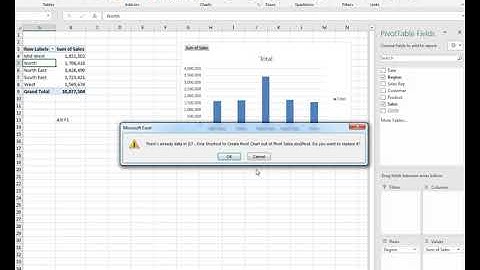 17   One Shortcut to Create Pivot Chart out of Pivot Table in Microsoft Excel