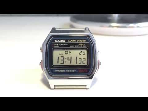 Настройка часов CASIO ALARM CHRONO