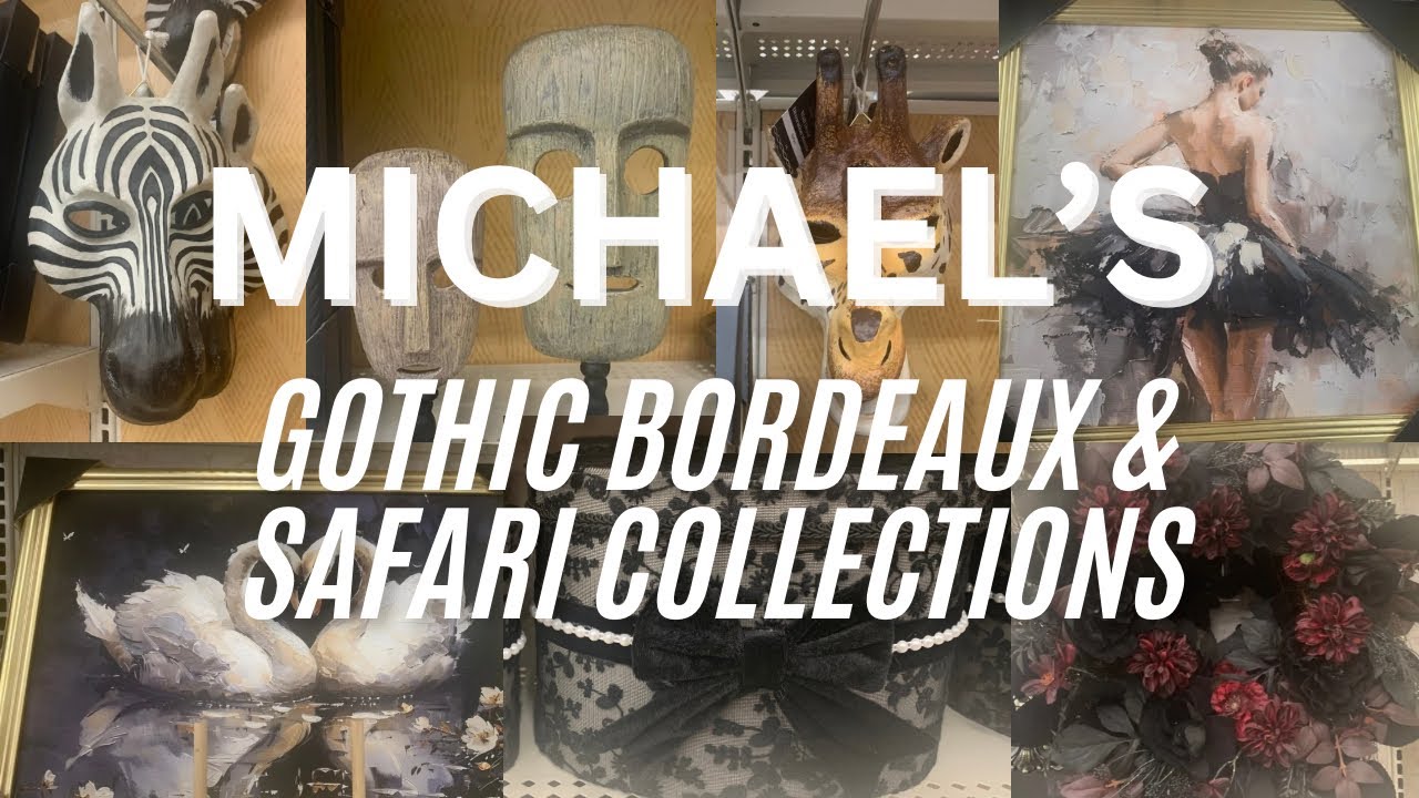 MICHAEL’S NEW GOTHIC BORDEAUX AND SAFARI COLLECTIONS 2025 | SUMMER 2025 | GOTH LINE | ANIMAL LINE
