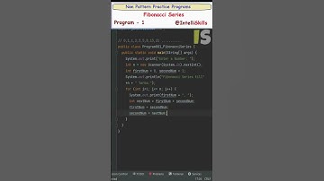 Program - 1 | Fibonacci Series in Java | Java Programs for Practice #Shorts #java #coding