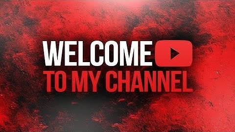 My channel INTRO || Create Free Intro Video without Any Software || SUBSVRIBE NOW