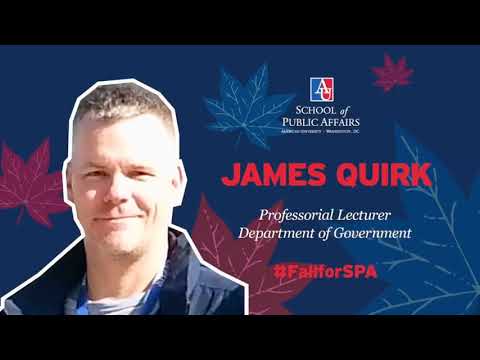 #FallforSPA - Prof. James Quirk