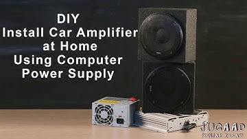 DIY Install Car Amplifier at Home Using Computer Power Supply