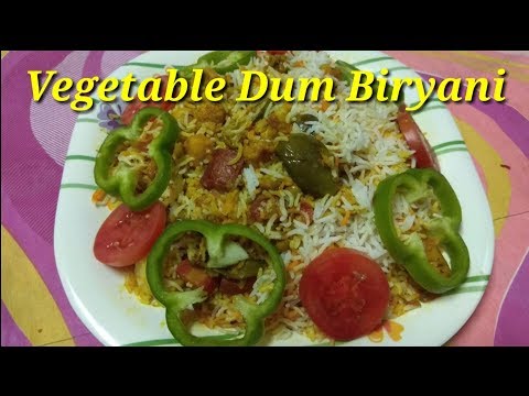 Vegetable Dum Biryani Recipe Step by Step | Restaurant style Veg Dum Biryani | Vegatable Pulao