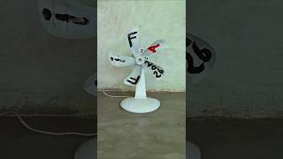 Stand fan Goes Ahhh 😳 #fan #experiment