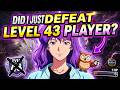 I defeated a level 43 Player!