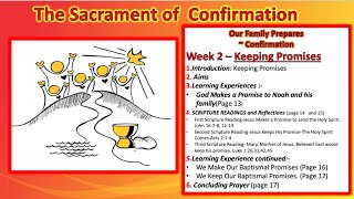 Week 2 Keeping Promises Confirmation