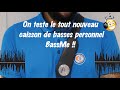 Test du tout nouveau caisson de basses personnel bassme 