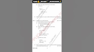 FY.B.Sc computer science 1st sem||Problem solving using computer & 