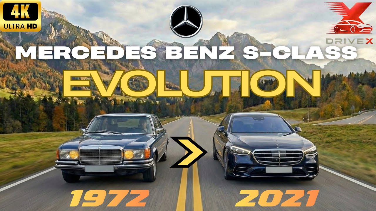 Mercedes-Benz S-Class Evolution (1972–2021) | Every Generation of ...