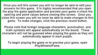 "Wheel of Fame" Interactive Game by FTC Publishing screenshot 3