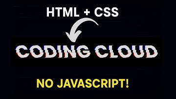 Text Glitch Effect Using HTML & CSS | Cool Website Animation Tutorial