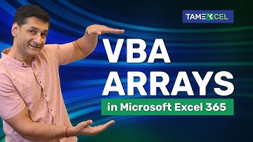 VBA Array in Microsoft Excel 365 for Windows