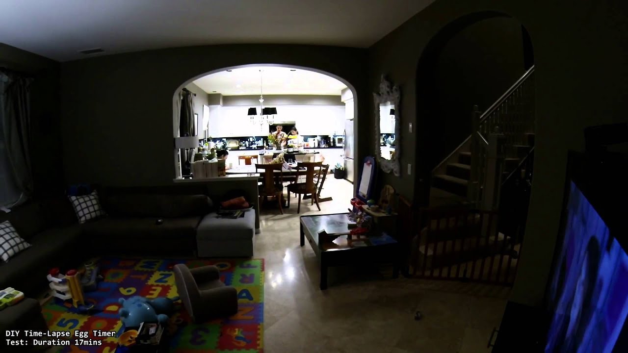 DIY GoPro Time-Lapse Panning Mount from Ikea Ordning Stainless Steel Timer $4.99